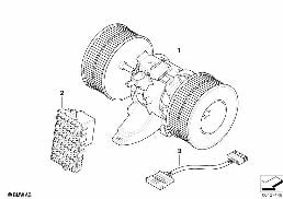 BLOWER UNIT / MOUNTING PARTS