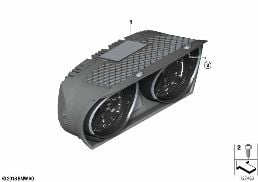 INSTRUMENT CLUSTER diagram for BMW 3 Series E93 LCI 320d