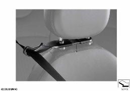 Support de ceinture diagram for BMW 5 Series E39 525td