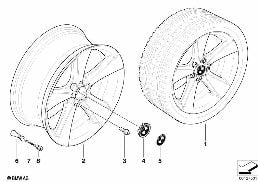 Obr. BMW, st. le. spr. gw. 128 diagram for BMW 7 Series E65 745i
