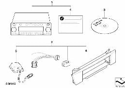 Ersatzteile Radionavigation diagram for BMW 1 Series E87 120d