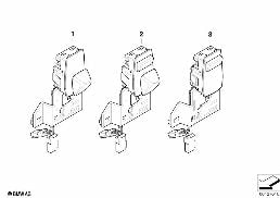 SWITCH ADJUSTER STEERING COLUMN diagram for BMW 6 Series E64 LCI 650i