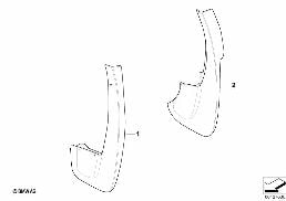 Lapač nečistot diagram for BMW X5 E53 4.4i