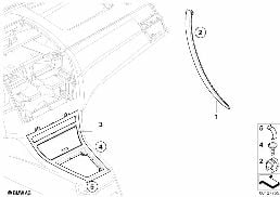 高級ウッド仕様 Birke 明るい木目 diagram for BMW X3 E83 3.0i
