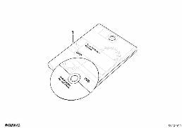 DVD STREET MAP NAVIGATION OPTION 609 diagram for BMW 3 Series E91 335d