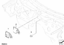 VARIOUS CABLE GROMMETS diagram for BMW Z4 E85 2.5si