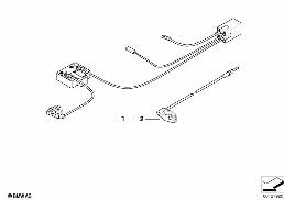 BATTERY CABLE 2ND BATTERY, AUTHORITIES diagram for BMW 3 Series E46 318i