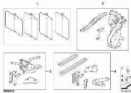 SET OF SMALL PARTS, AUT AIR COND HOUSING