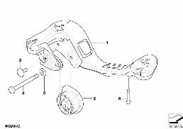 GEARBOX SUSPENSION, 4-WHEEL DRIVE diagram for BMW X3 E83 LCI 3.0d