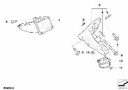 Suspension moteur diagram for BMW 5 Series E39 540i