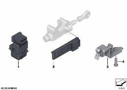 SWITCH FOR BRAKE LIGHT, CLUTCH diagram for BMW 3 Series E90 318d
