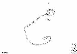 SINGLE PARTS F HANDS-FREE FACILITY diagram for BMW Z4 E85 M3.2