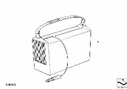 Coolbag diagram for BMW MINI R50 Cooper