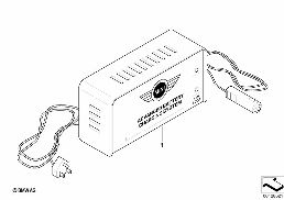 Battery charger diagram for BMW MINI R50 Cooper