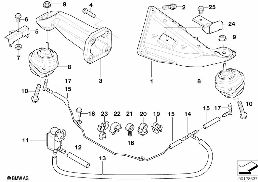Motoraufhängung diagram for BMW X5 E53 3.0d