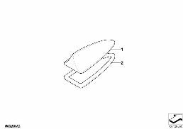 Peças individuais da antena do tejadilho diagram for BMW X3 E83 2.0i