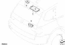 Peças individuais, amplificador antena diagram for BMW X3 E83 2.0i