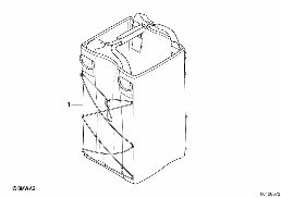 Θήκη για μεταβλητό πίσω ράφι diagram for BMW 3 Series E46 316ti
