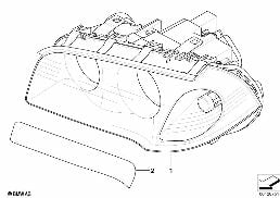 HEADLIGHT diagram for BMW X3 E83 3.0d