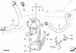 Pom. pow. ukł. red. sub. szkodl. spal. diagram for BMW 7 Series E65 745i