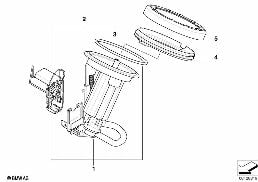 FUEL FILTER /FUEL LEVEL SENSOR LEFT diagram for BMW 5 Series E61 LCI 520d