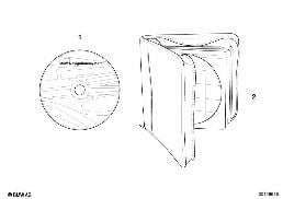 CD cartes routières pour GPS diagram for BMW 5 Series E39 525td
