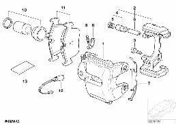 FRONT BRAKE PAD WEAR SENSOR diagram for BMW X3 E83 LCI 3.0sd