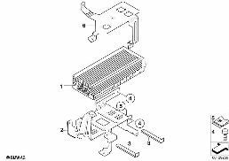 Wzmacniacz/Uchwyt indw. systemu audio diagram for BMW 6 Series E63 LCI 650i