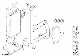 SINGLE PARTS, SA 644, TRUNK diagram for BMW 6 Series E64 650i