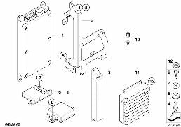 SINGLE PARTS SA 639/SA 664, TRUNK diagram for BMW 6 Series E64 650i