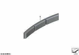 BALANCE WEIGHT, ZINC diagram for BMW X5 E70 LCI 30dX