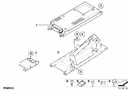 Peças individuais SA 633 Bagageira diagram for BMW X3 E83 2.0i