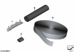 Různé jednotl. díly oprava kabel. svazku diagram for BMW Rolls-Royce Phantom RR1 Phantom