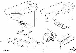 DVD 系统 diagram for BMW 5 Series E60 530i