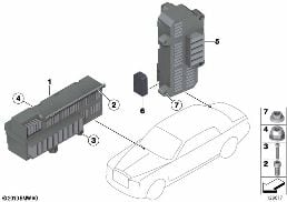 Rozdělovač proudu diagram for BMW Rolls-Royce Phantom RR1 Phantom