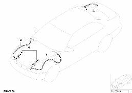 REPAIR CABLE MAIN CABLE HARNESS diagram for BMW 3 Series E46 318i