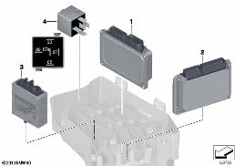 Centraline/moduli diagram for BMW Rolls-Royce Phantom RR1 Phantom
