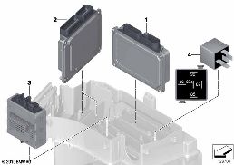 Centraline/moduli diagram for BMW Rolls-Royce Phantom RR1 Phantom