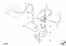 真空调节-发动机 diagram for BMW 3 Series E36 318i
