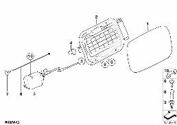 FILL-IN FLAP diagram for BMW X3 E83 LCI 2.0i