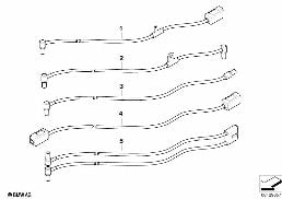 ANTENNA CABLE TV diagram for BMW 3 Series E46 M3