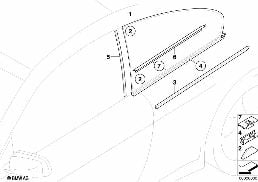 SIDE WINDOW, FIXED POSITION
