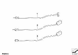 ANTENNA CABLE GPS diagram for BMW 3 Series E46 M3