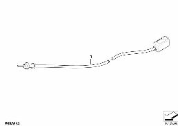 ANTENNA LINE VICS diagram for BMW 3 Series E46 M3