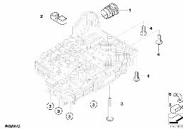 GA6HP26Z 机械电子控制系统 安装件 diagram for BMW 5 Series E60 545i