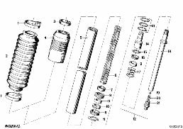 TELESCOPE FORK TUBE/ABSORBER/SPRING