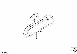 Rétrovis. intér. ind. av boussole et IR diagram for BMW 5 Series E39 525td