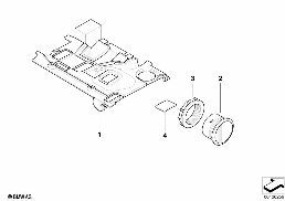 Ind. simplexní telefon-reproduktor diagram for BMW 7 Series E65 730d