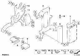 SINGLE PARTS SA 639/SA 664, TRUNK diagram for BMW 5 Series E60 520d