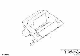 Display central de informação (CID) diagram for BMW X3 E83 2.0i